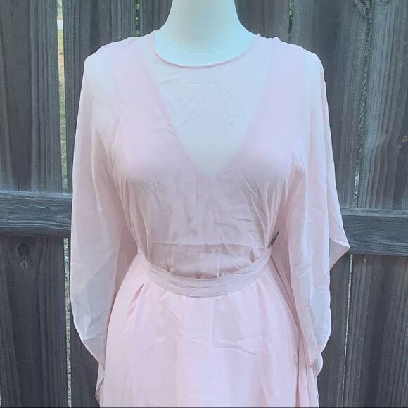 BCBGMAXAZRIA draped silk dress, size xs - Picture 7 of 12